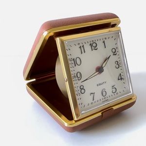 Equity Vintage Travel Alarm Clock | Pocket Watch | 1970s
